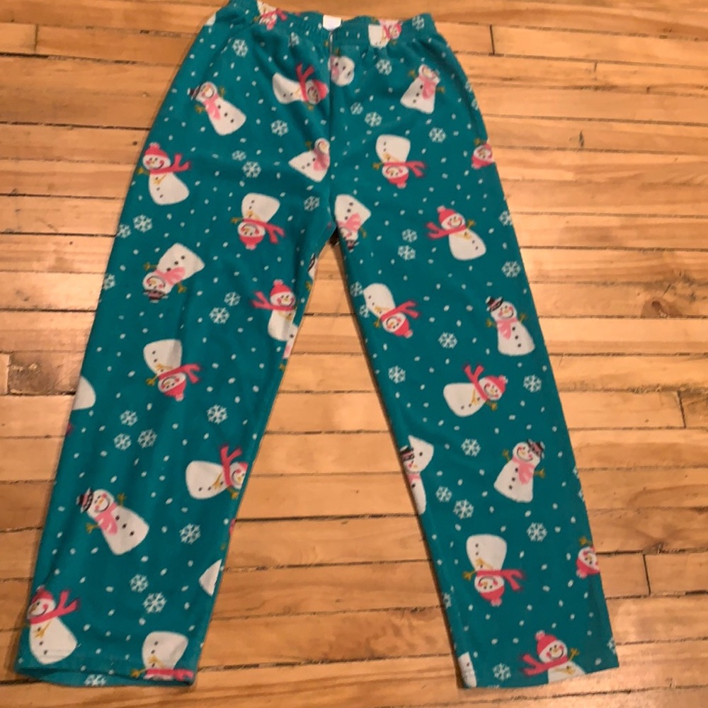 Fleece Christmas Pajama bottom Children’s size 14
